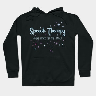 Speech Therapy – Magic of Words – Blue Stars Hoodie